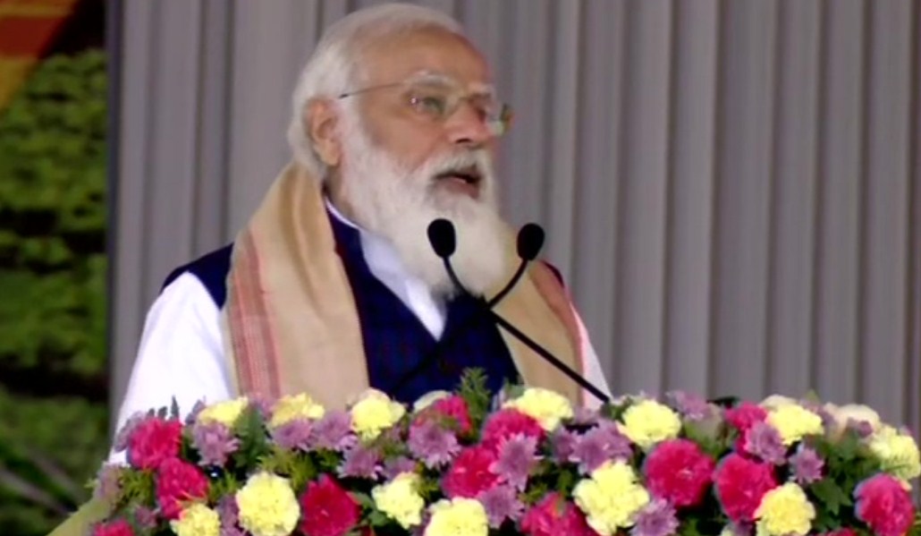 PM Modi gives 106,000 land certificates in 1st visit ahead of Assam polls